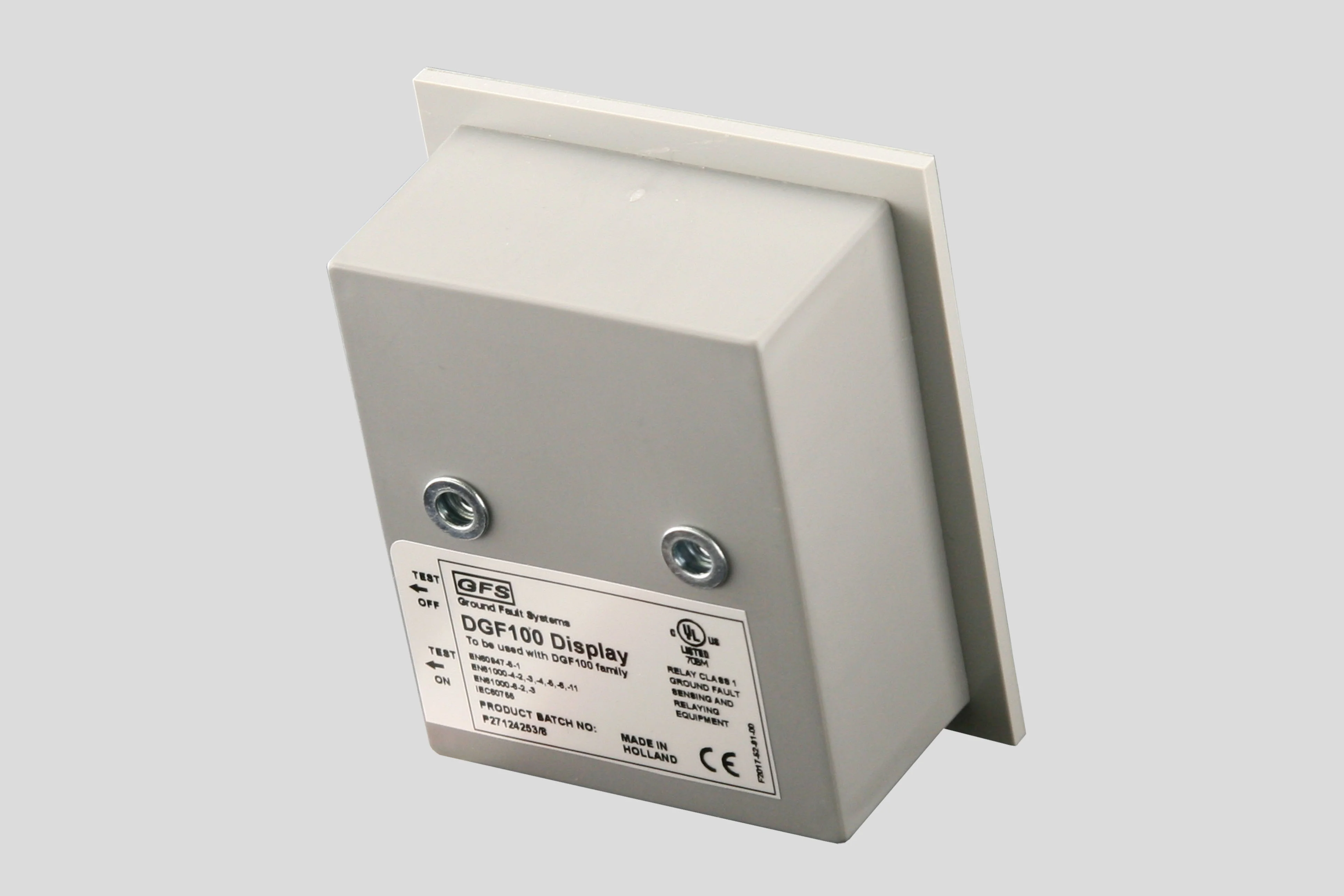 DGF100-Display back