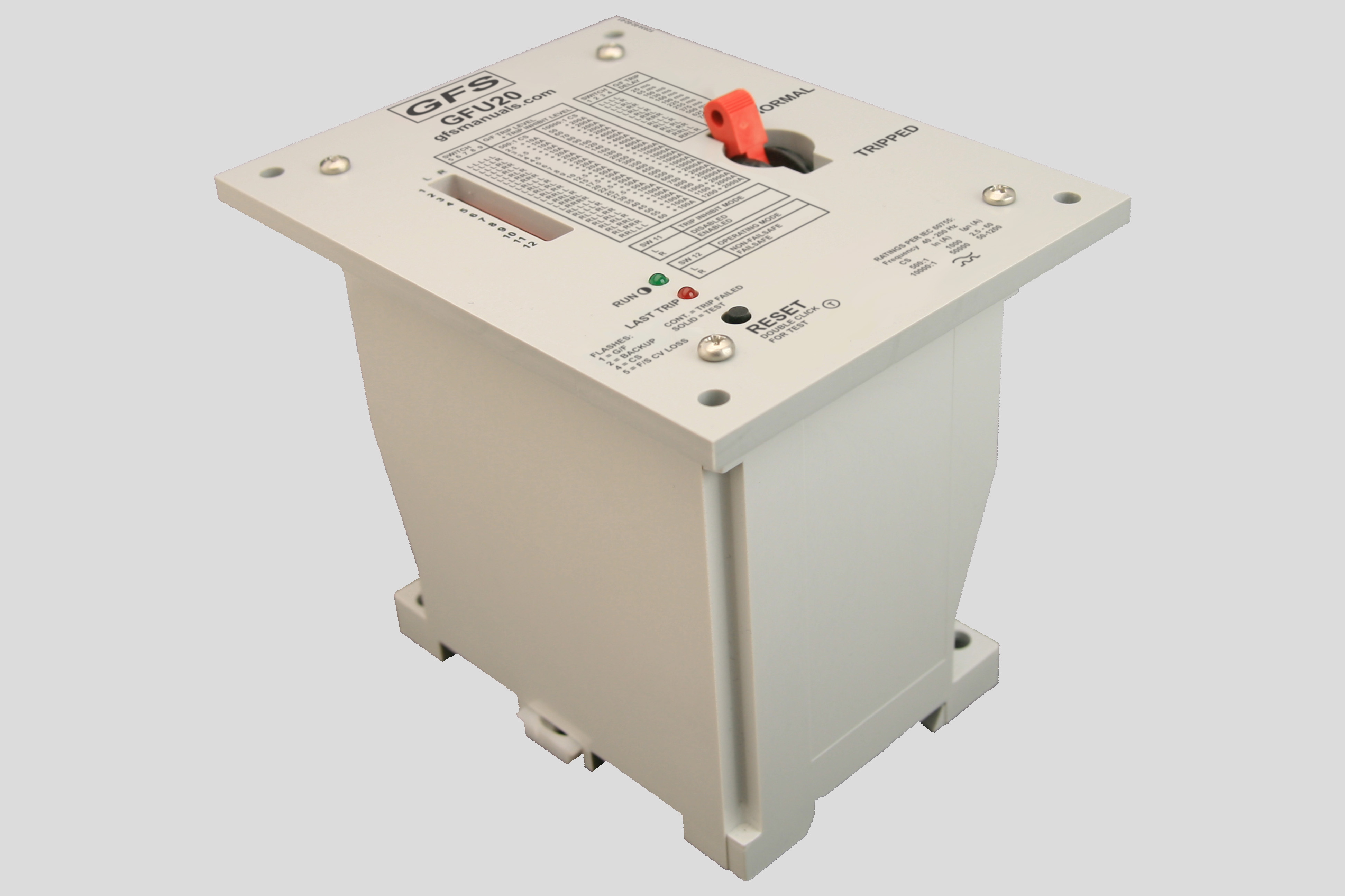 Ground Fault Relay GFU20 front