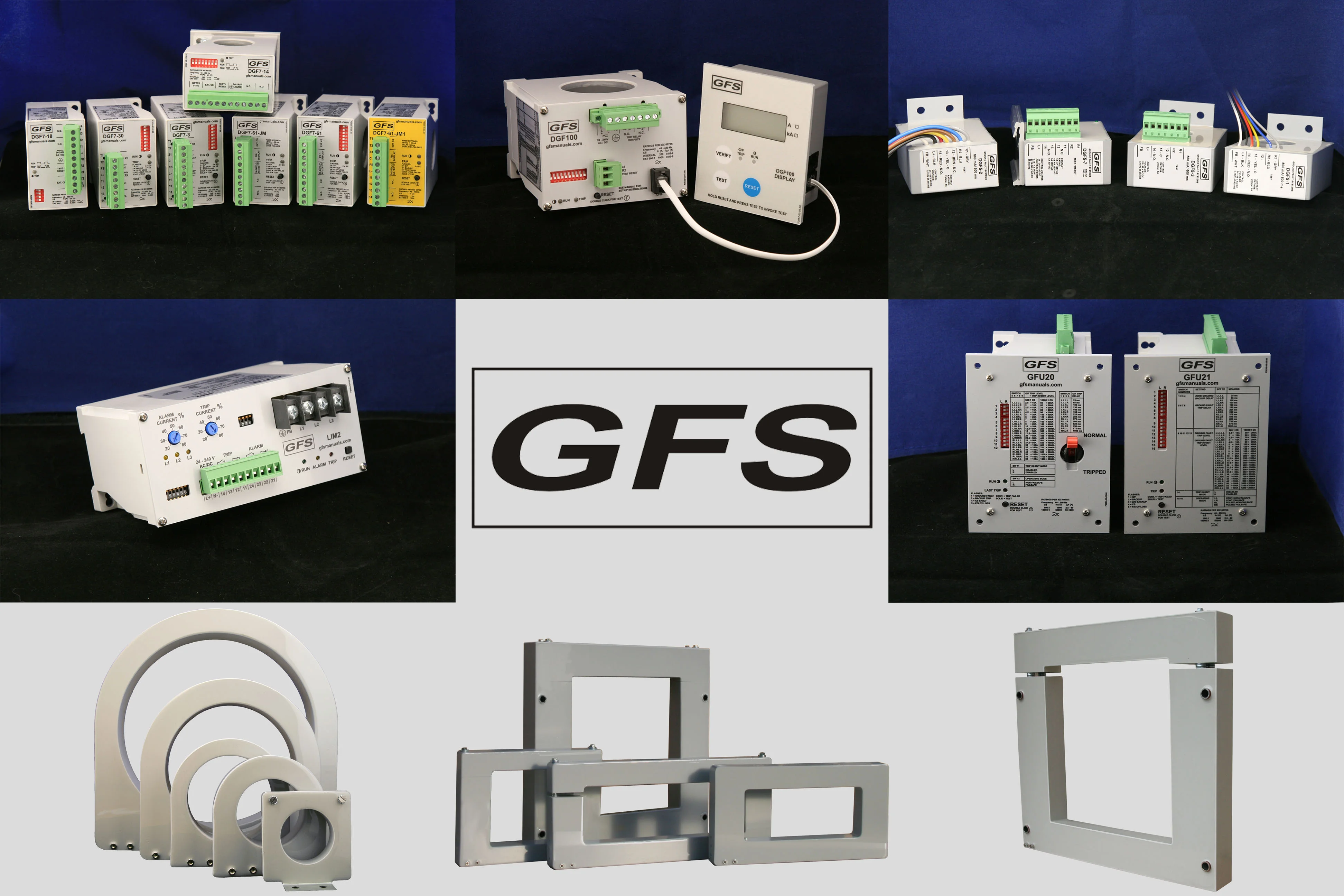 Picture of the range of products